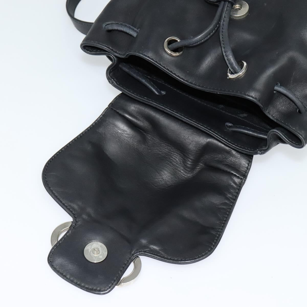 Salvatore Ferragamo Gancini Flap Drawstring Backpack - Brandsamsara