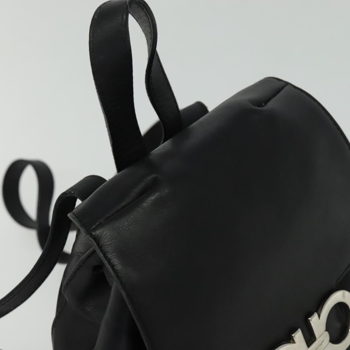 Salvatore Ferragamo Gancini Flap Drawstring Backpack - Brandsamsara