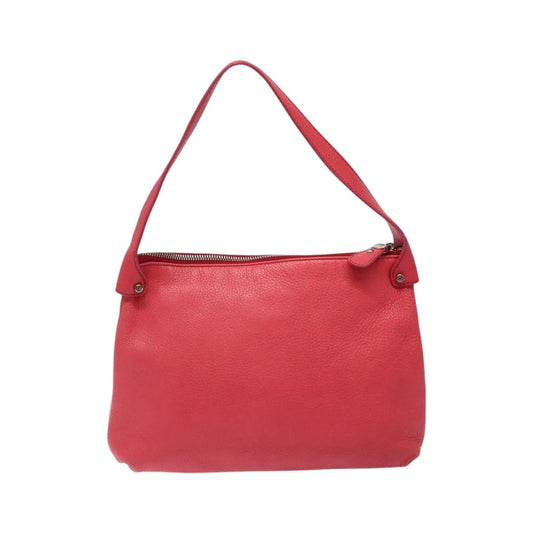 Salvatore Ferragamo Gancini Leather, Pink, Leather, Shoulder Bag