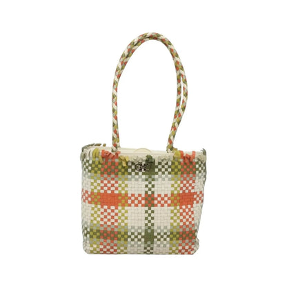 Salvatore Ferragamo Gancini Leather, Green, Leather, Shoulder Bag