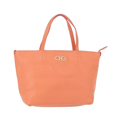 Salvatore Ferragamo Gancini Leather, Pink, Leather, Handbag