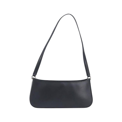 Salvatore Ferragamo Gancini Leather, Black, Leather, Shoulder Bag