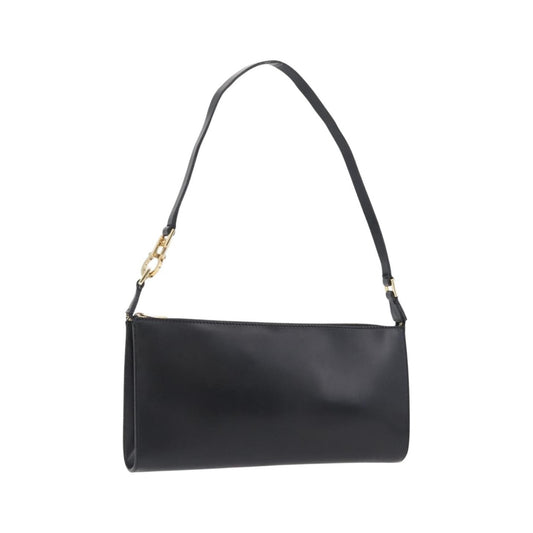 Salvatore Ferragamo Gancini Leather, Black, Leather, Crossbody Bag