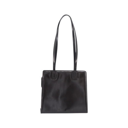 Salvatore Ferragamo Gancini Patent Leather, Brown, Patent Leather, Crossbody Bag