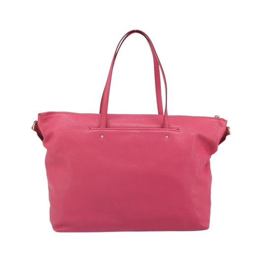 Salvatore Ferragamo Gancini Tote Leather, Pink, Leather, Tote Bag