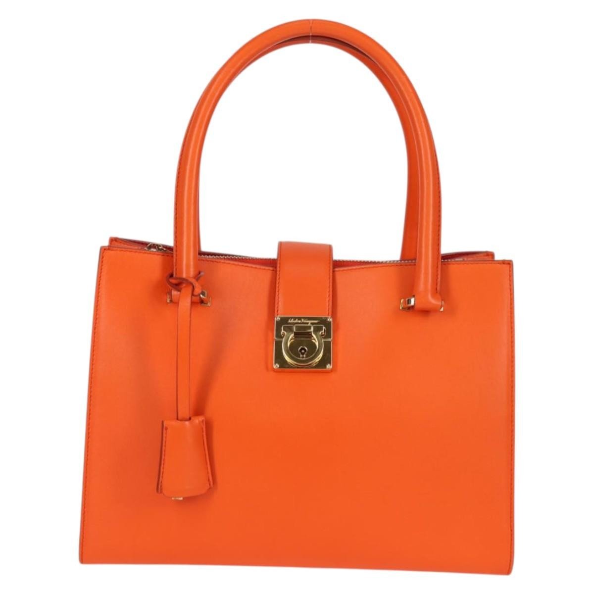 Salvatore Ferragamo Gancio Lock Tote - Brandsamsara