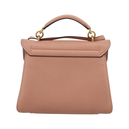 Salvatore Ferragamo Margot Satchel Leather, Pink, Leather, Handbag