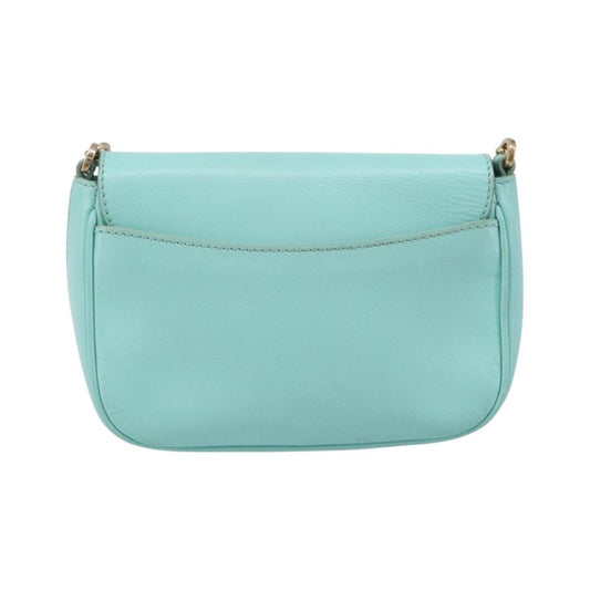 Salvatore Ferragamo Rory Chain Saffiano Leather, Blue, Leather, Shoulder Bag