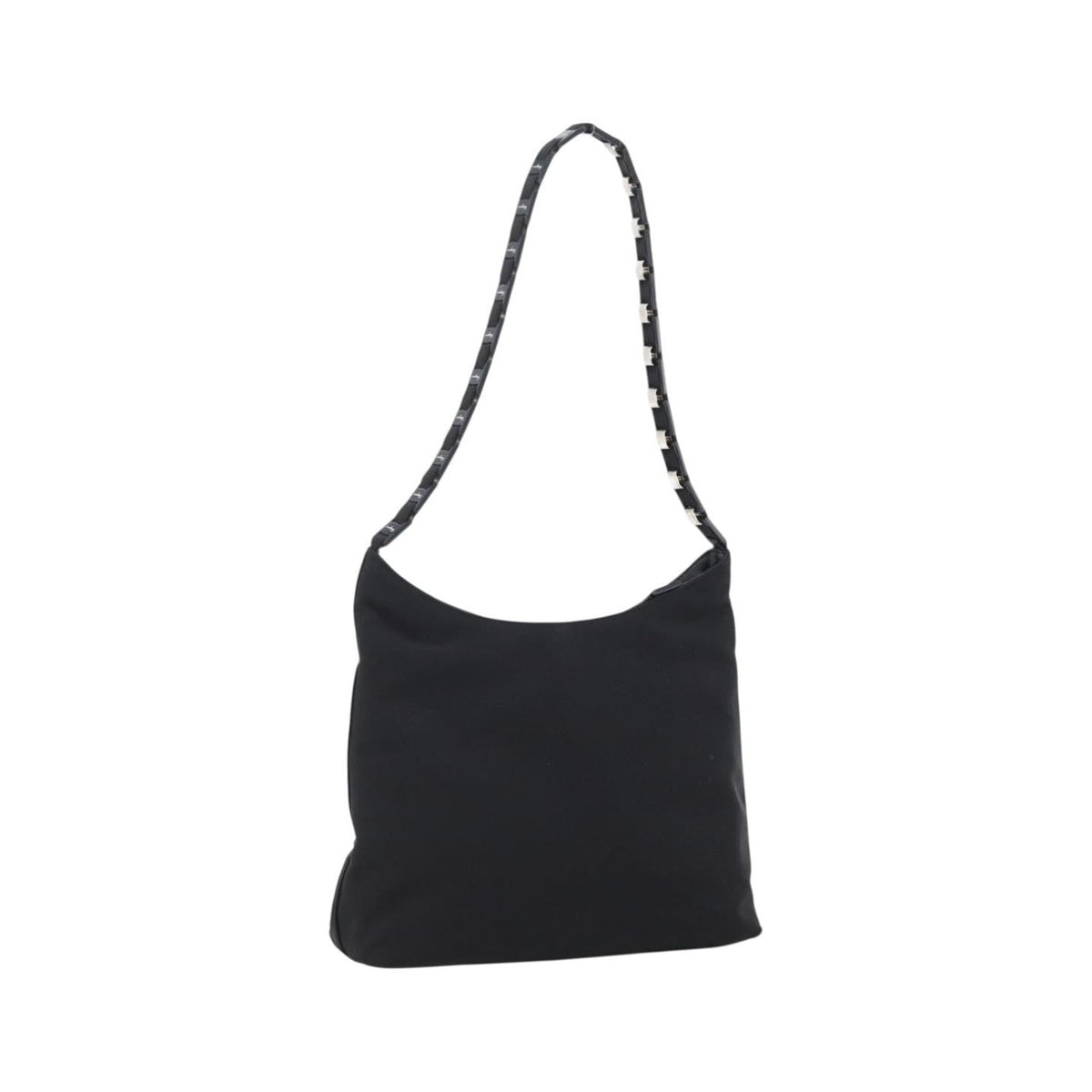 Salvatore Ferragamo Shoulder Bag Canvas, Black, Canvas, Shoulder Bag