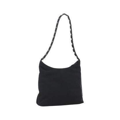 Salvatore Ferragamo Shoulder Bag Canvas, Black, Canvas, Shoulder Bag