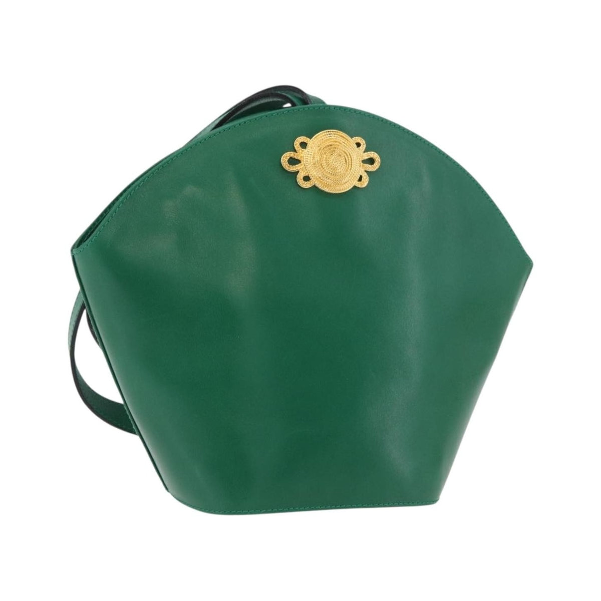 Salvatore Ferragamo Shoulder Bag Leather, Green, Leather, Shoulder Bag