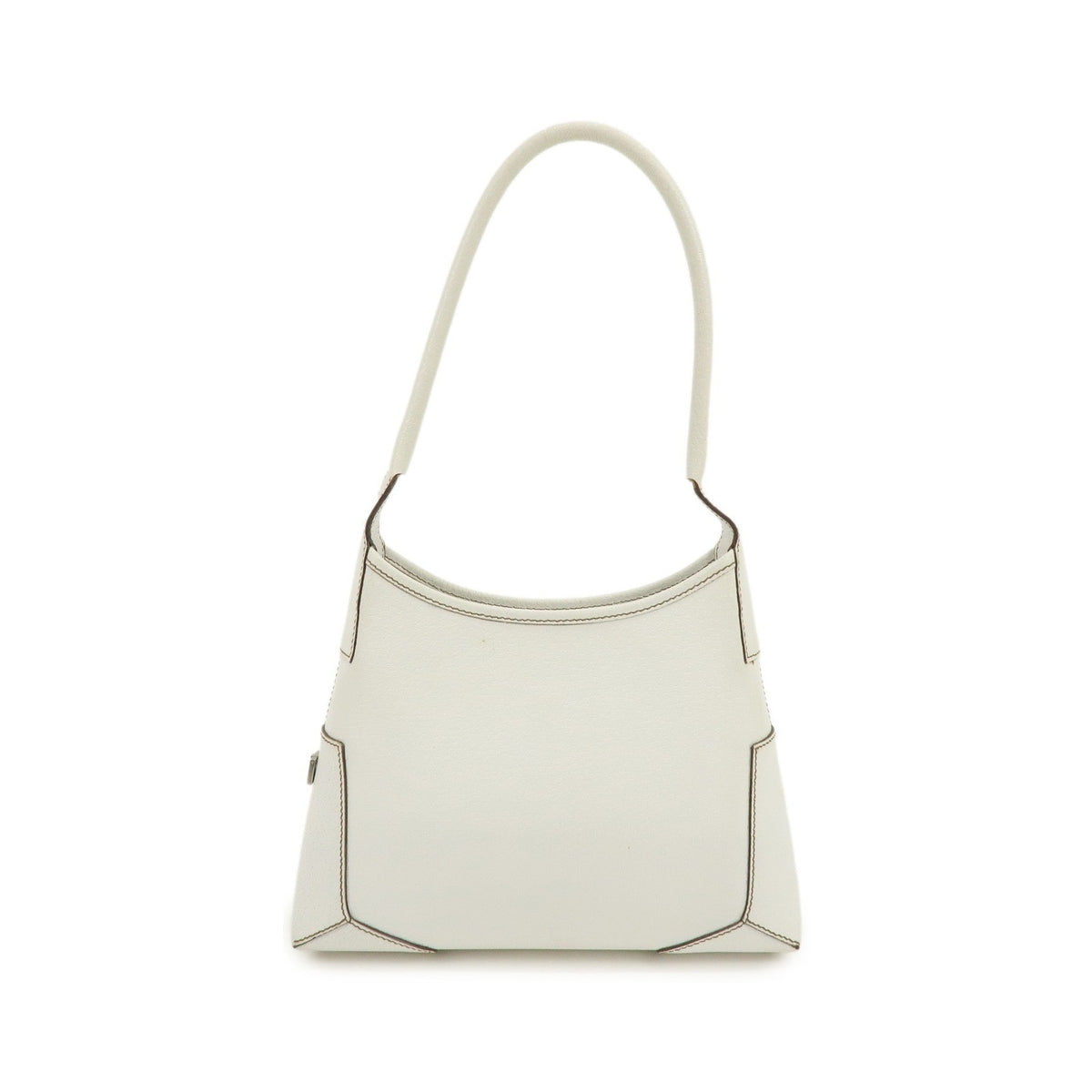 Salvatore Ferragamo Shoulder Bag Leather, White, Leather, Shoulder Bag