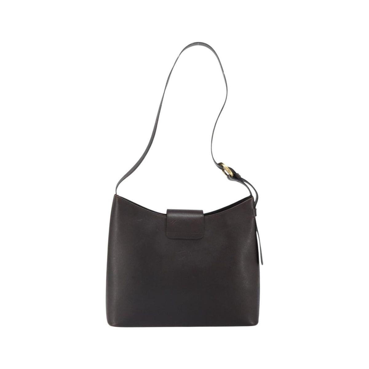 Salvatore Ferragamo Shoulder Bag Leather, Brown, Leather, Shoulder Bag