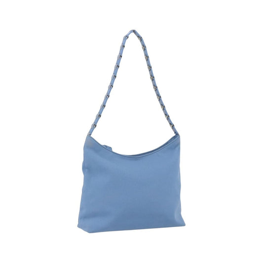 Salvatore Ferragamo Shoulder Nylon, Blue, Nylon, Shoulder Bag