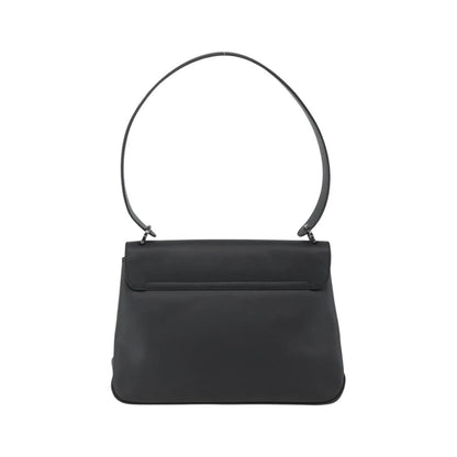 Salvatore Ferragamo Vala Canvas, Black, Canvas, Shoulder Bag