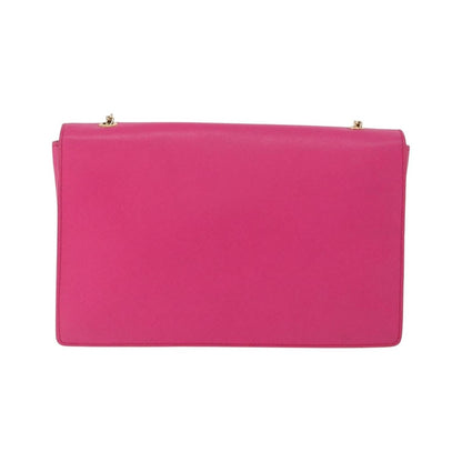 Salvatore Ferragamo Vala Chain Leather, Pink, Leather, Shoulder Bag
