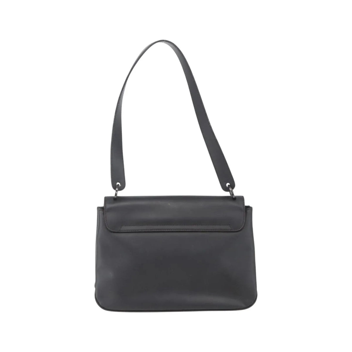 Salvatore Ferragamo Vala Leather, Black, Leather, Shoulder Bag