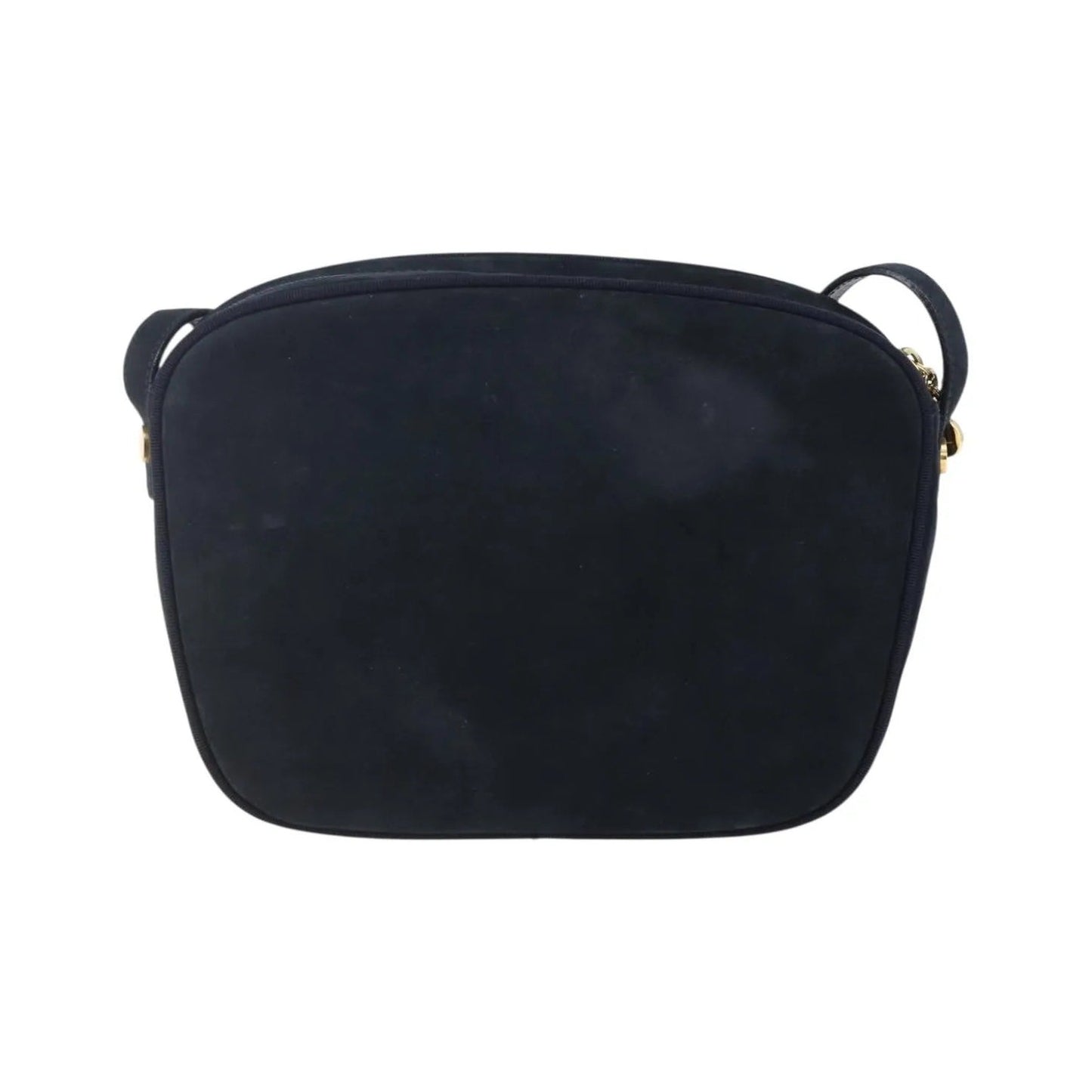 Salvatore Ferragamo Vala Leather, Navy, Leather, Shoulder Bag
