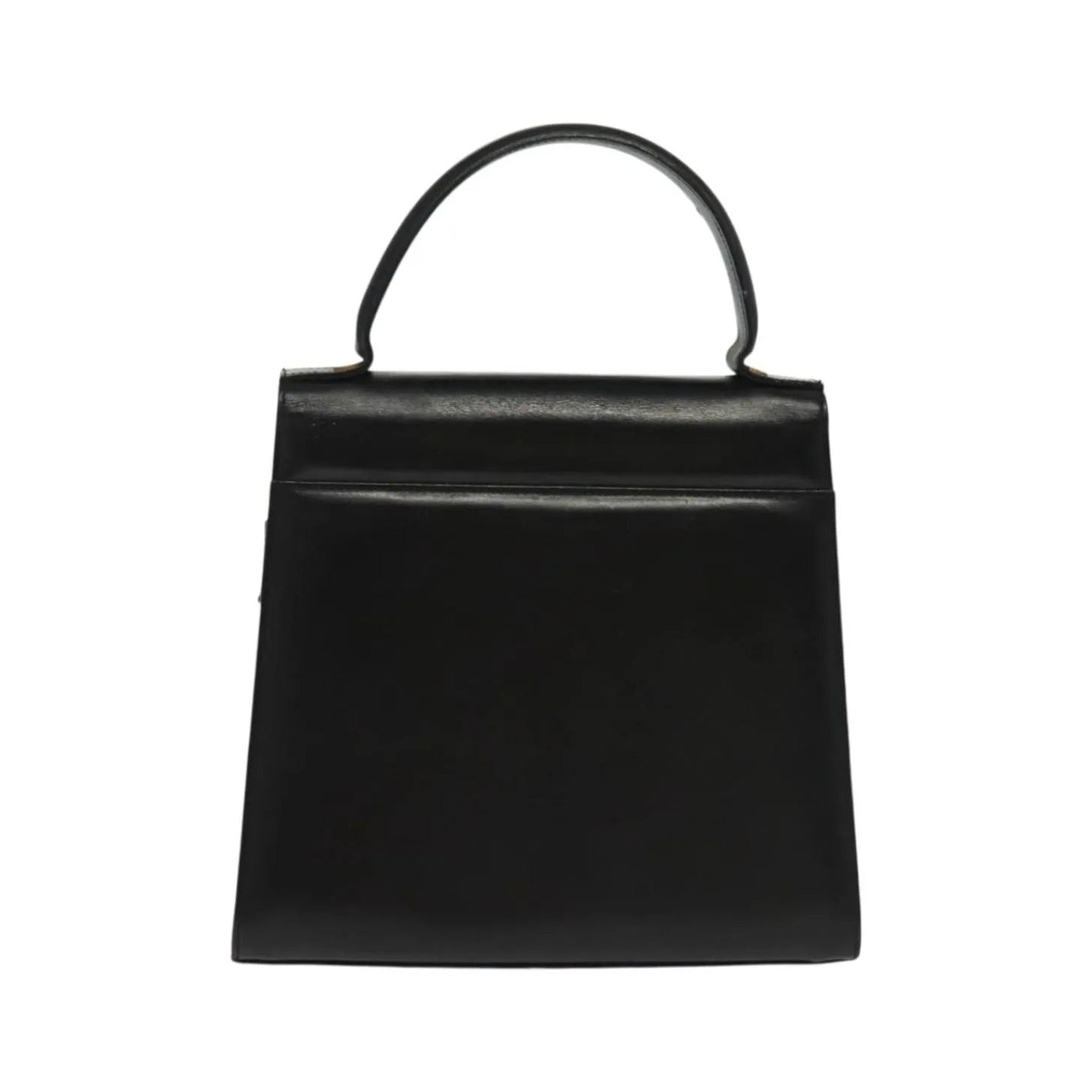 Salvatore Ferragamo Vala Leather, Black, Leather, Handbag