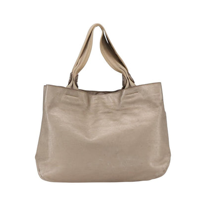 Salvatore Ferragamo Vala Leather, Gold, Leather, Handbag