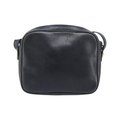 Salvatore Ferragamo Vala Leather, Navy, Leather, Shoulder Bag