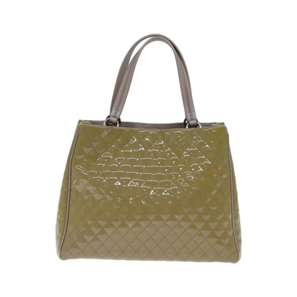 Salvatore Ferragamo Vala Patent leather, Beige, Patent Leather, Handbag