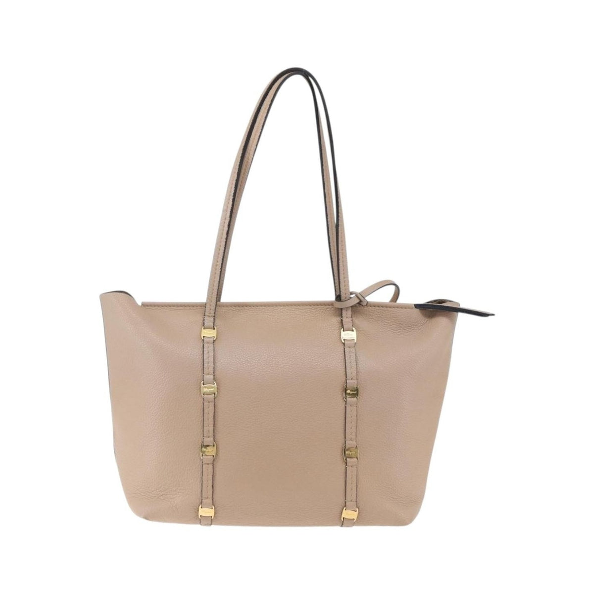 Salvatore Ferragamo Vala tote Leather, Beige, Leather, Tote Bag