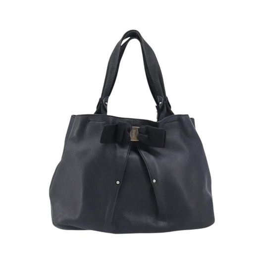 Salvatore Ferragamo Vala tote Leather, Black, Leather, Tote Bag