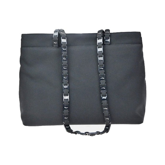 Salvatore Ferragamo Vala tote Nylon, Black, Nylon, Tote Bag
