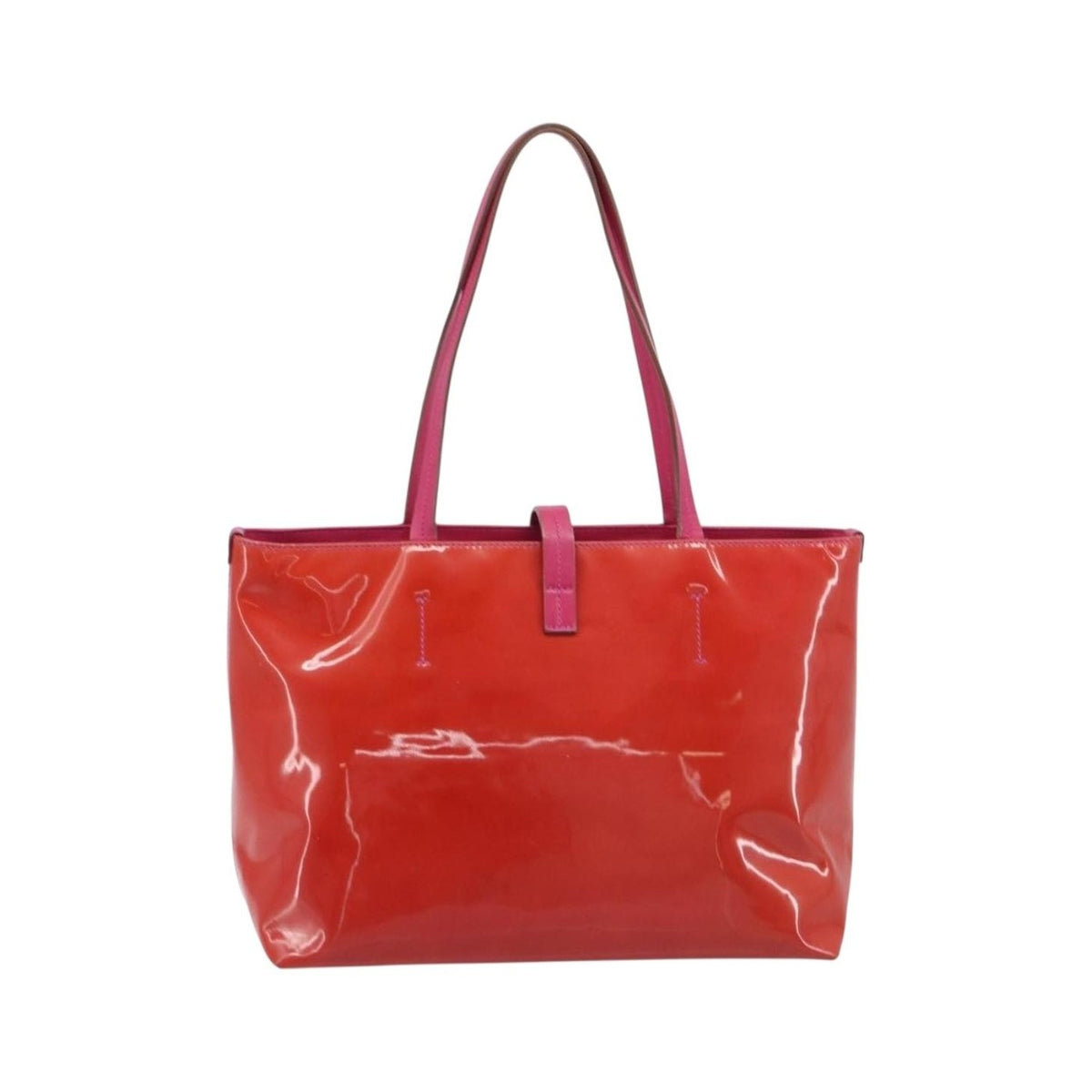 Salvatore Ferragamo Vala tote Patent Leather, Pink, Patent Leather, Tote Bag