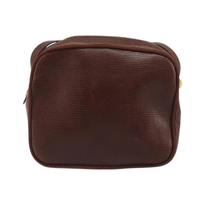 Salvatore Ferragamo Vara Bow camera Leather, Brown, Leather, Shoulder Bag