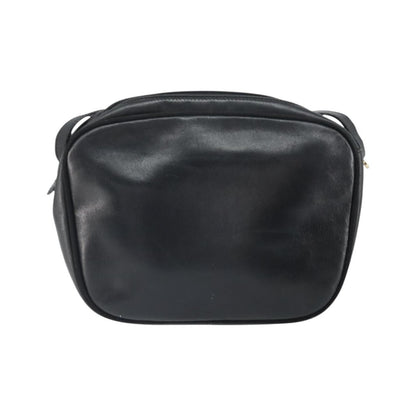 Salvatore Ferragamo Vara Bow camera Leather, Black, Leather, Shoulder Bag