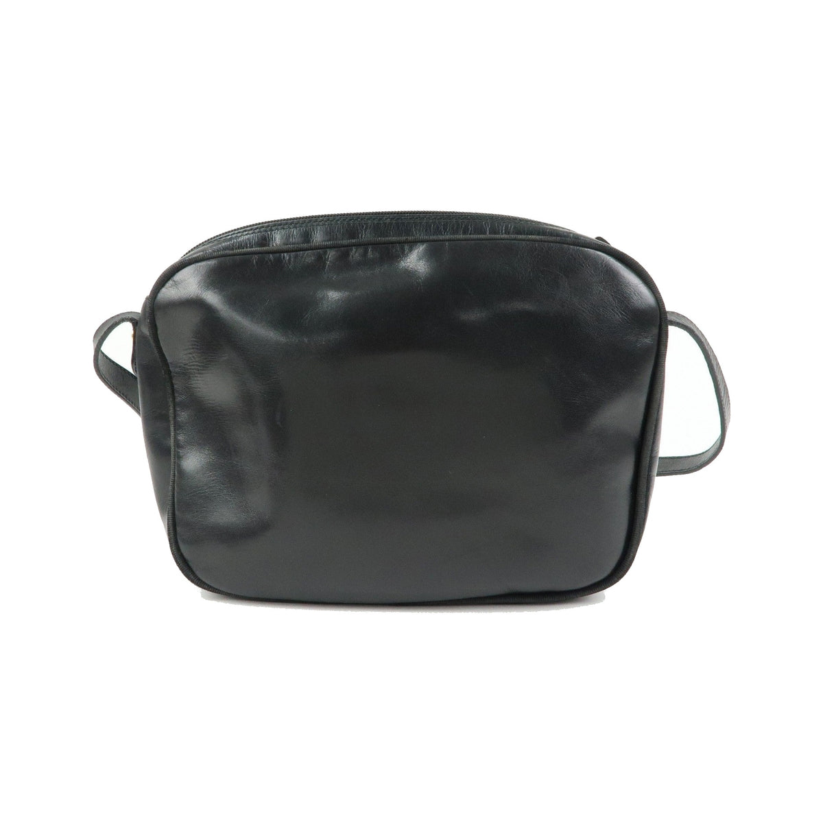 Salvatore Ferragamo Vara Bow Camera Leather, Black, Leather, Shoulder Bag