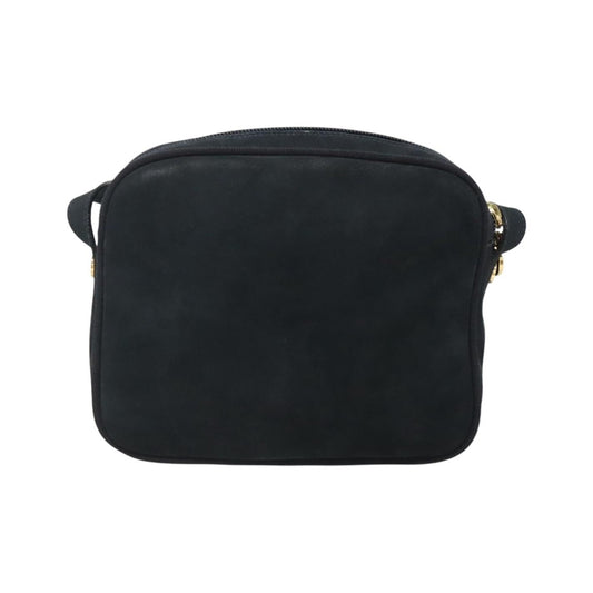 Salvatore Ferragamo Vara Bow camera Suede, Navy, Suede, Shoulder Bag