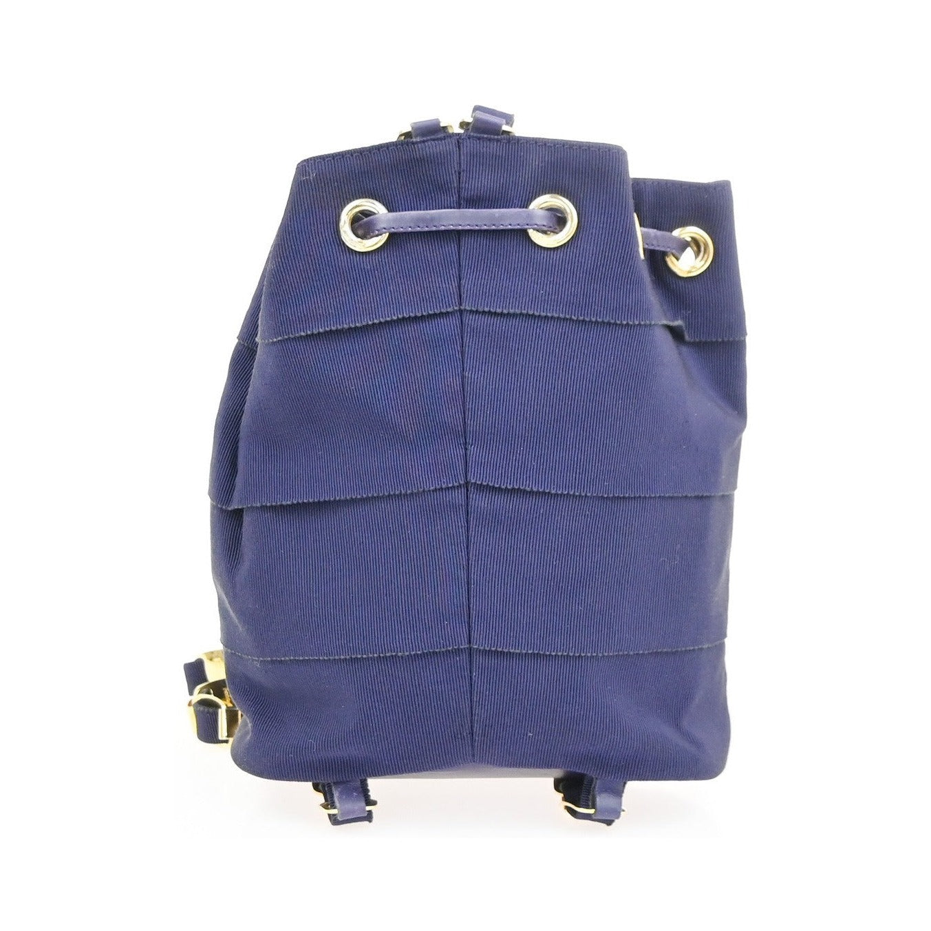 Salvatore Ferragamo Vara Chain Canvas, Purple, Canvas, Backpack