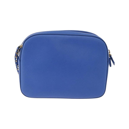Salvatore Ferragamo Vara Chain Flap Leather, Blue, Leather, Shoulder Bag