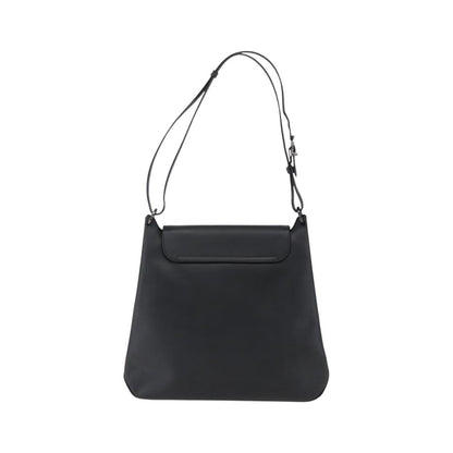 Salvatore Ferragamo Vara Leather, Black, Leather, Shoulder Bag