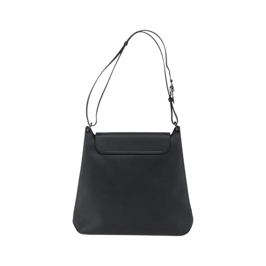 Salvatore Ferragamo Vara Leather, Black, Leather, Shoulder Bag