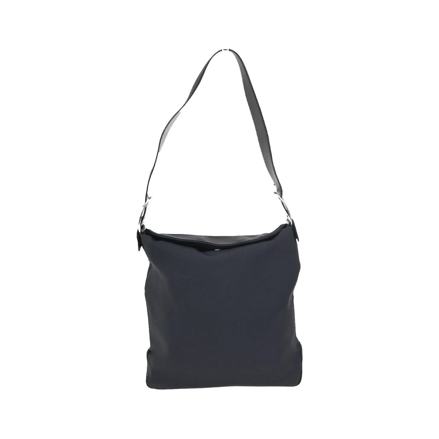 Salvatore Ferragamo Vara Nylon, Black, Nylon, Shoulder Bag