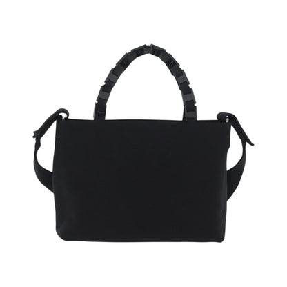 Salvatore Ferragamo Vintage Canvas, Black, Canvas, Handbag