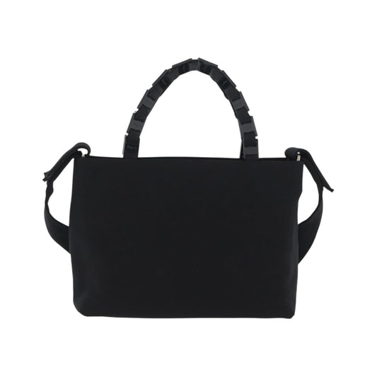 Salvatore Ferragamo Vintage Canvas, Black, Canvas, Handbag