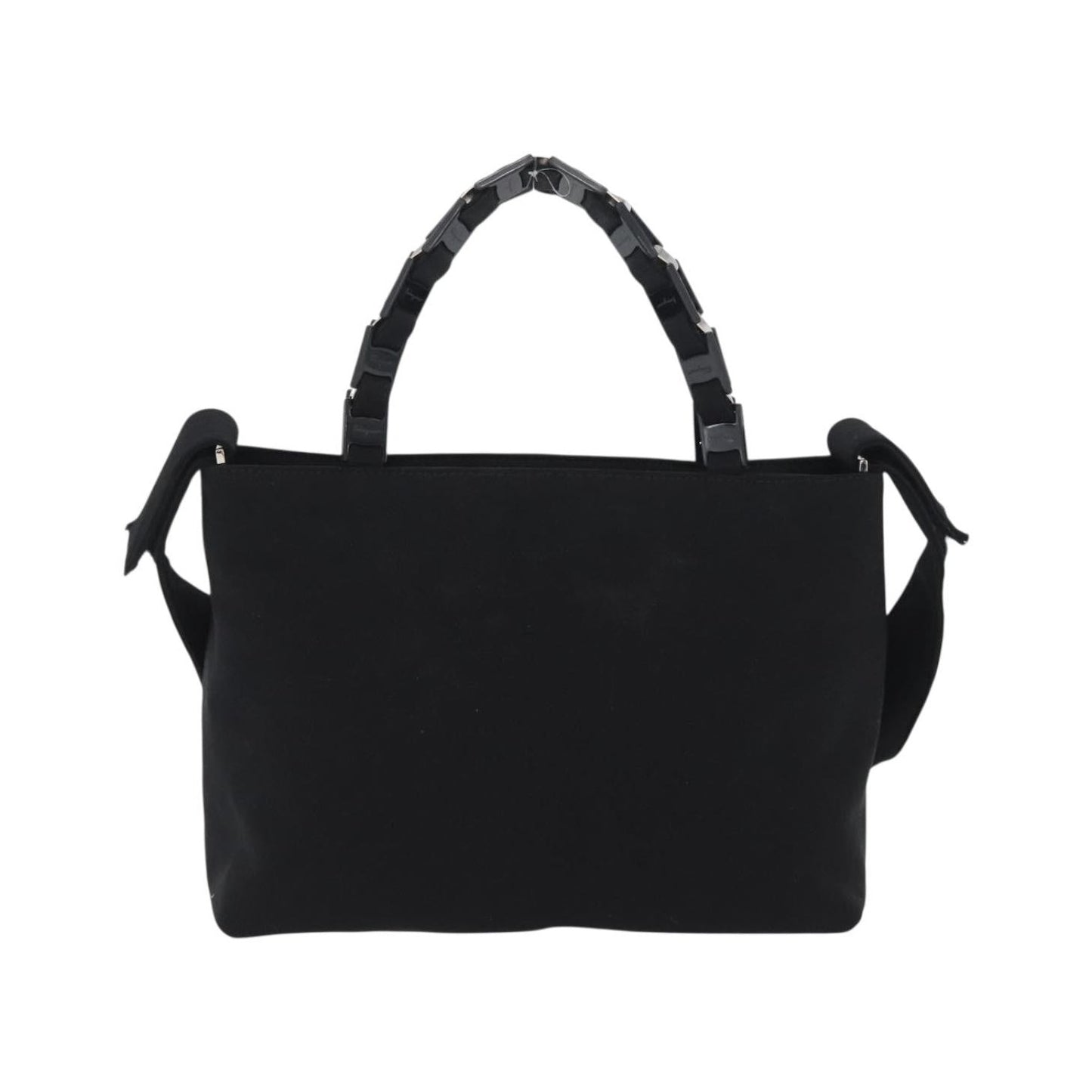 Salvatore Ferragamo Vintage Canvas, Black, Canvas, Handbag