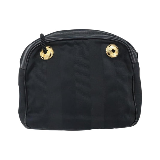 Salvatore Ferragamo Vintage Canvas, Black, Canvas, Shoulder Bag