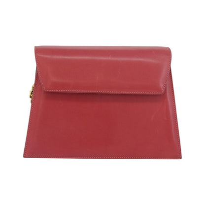 Salvatore Ferragamo Vintage Chain Leather, Pink, Leather, Shoulder Bag