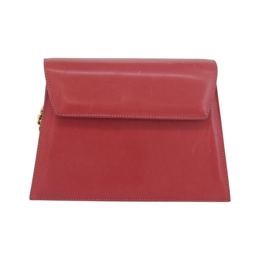 Salvatore Ferragamo Vintage Chain Leather, Pink, Leather, Shoulder Bag