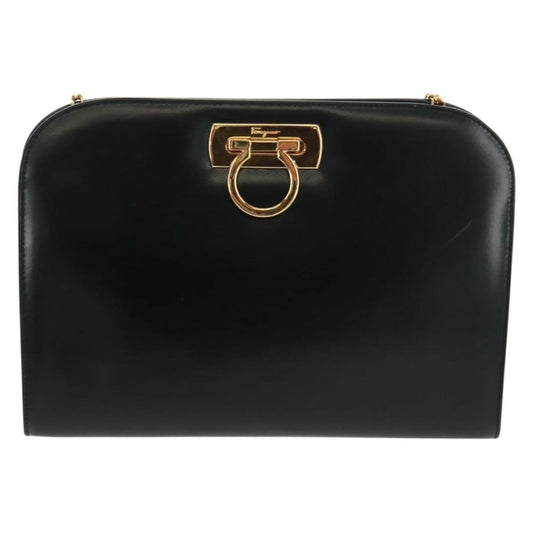 Salvatore Ferragamo Vintage Gancini Chain Shoulder Bag - Brandsamsara