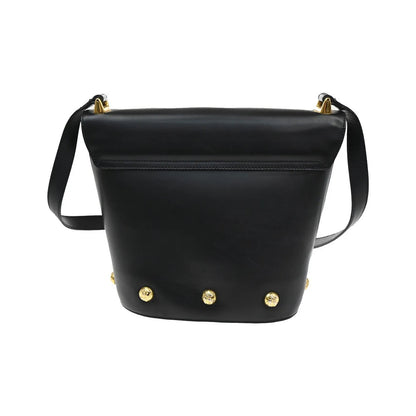 Salvatore Ferragamo Vintage Leather, Black, Leather, Shoulder Bag