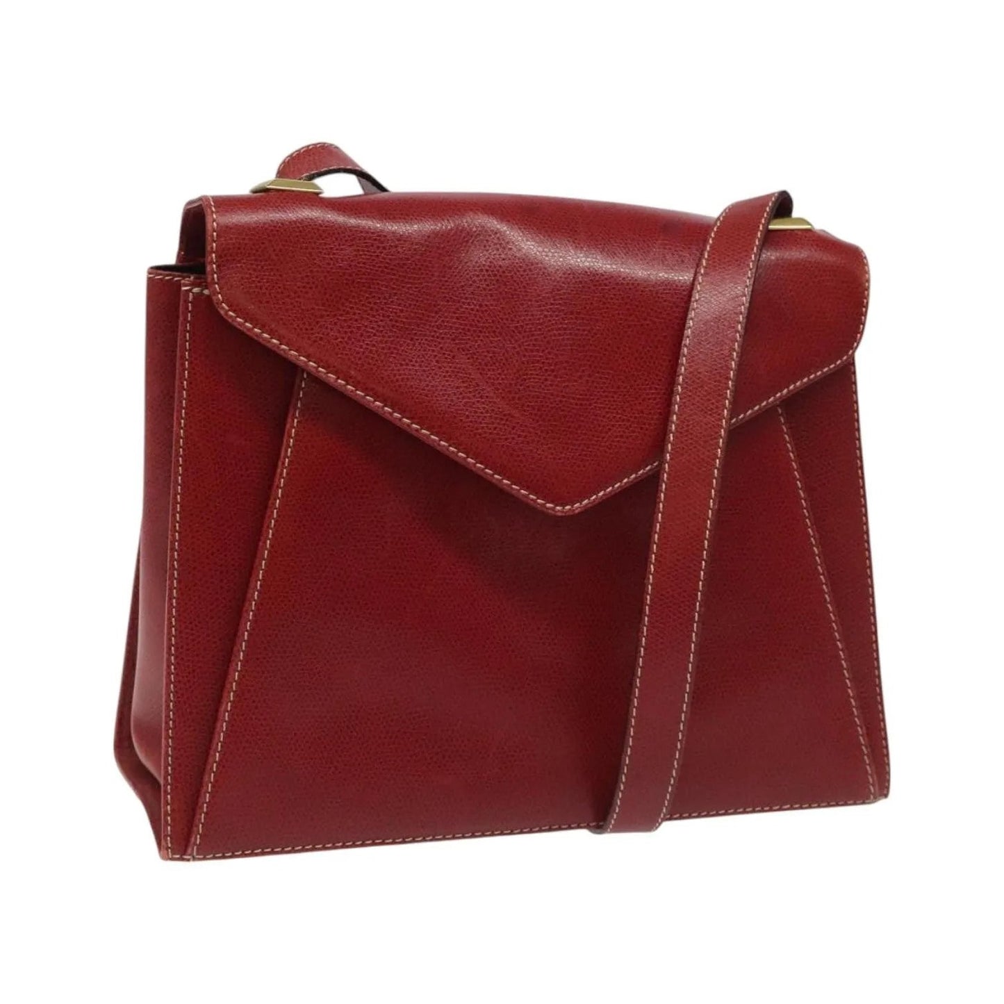 Salvatore Ferragamo Vintage Leather, Red, Leather, Shoulder Bag