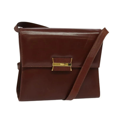 Salvatore Ferragamo Vintage Leather, Brown, Leather, Shoulder Bag