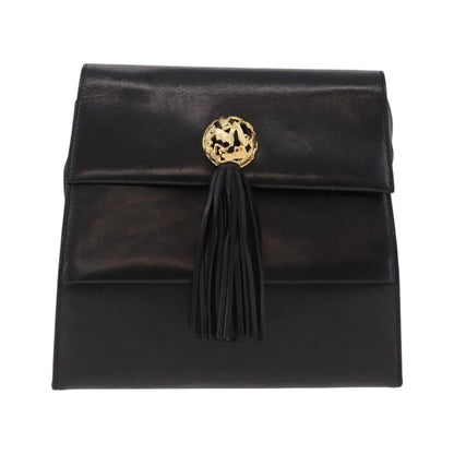 Salvatore Ferragamo Vintage Leather, Black, Leather, Shoulder Bag